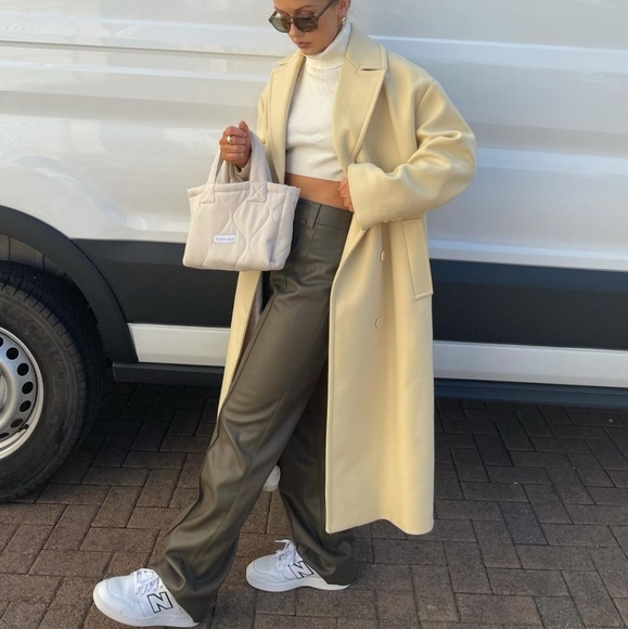 Zara Faux Leather Full Length Pants - Picture 8 of 11